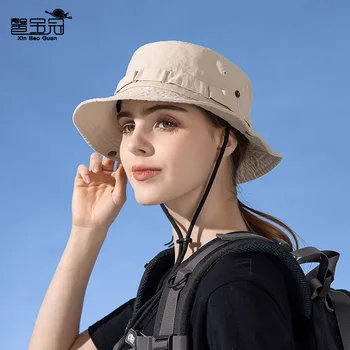 За жени и момичета, шапки-кофи, Солнцезащитная шапка с защита от uv, широки полета, сгъваеми летни плажни шапки за риболов, безплатна доставка