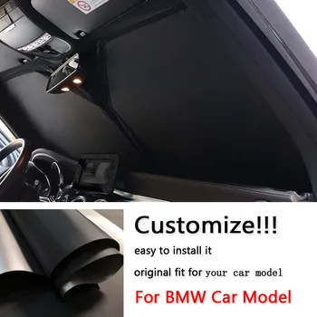 Конфигуриране на оригиналната кацане Сгъваем Топлоизолационна сенника На Предното стъкло на Колата на UV-козирка от слънцето За BMW 1 SERIES E87 F20 E82 F52