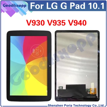 За LG G Pad 10,1 V930 V935 V940 LCD сензорен дисплей дигитайзер, сглобяване, Ремонт, Смяна на части