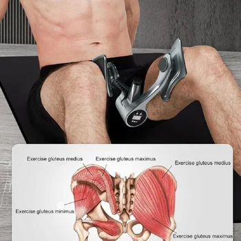 Тренажор за мускулите на тазовото дъно, треньор на Кегел с въртящи се на 360 градуса преграда, тренажор за горната част на краката и корекция на вътрешната част на бедрата