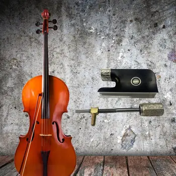 Сребърен лък Жаба със сменен перка, цигулка, лък жаба за начинаещи, аксесоари за цигулка, аксесоари за лютье, резервни части за музикални инструменти, направи си сам