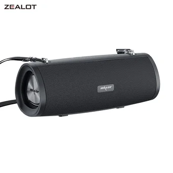 ZEALOT S39 50 W Висока Мощност За Bluetooth Високоговорители, Субуфер TWS Безжичен Портативен Външен Водоустойчив Музикален Плеър SoundBox