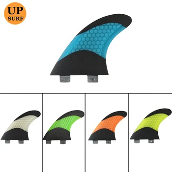 UPSURF FCS Перки g5 g7 За Дъски за сърф Многоцветное Влакна Клетка 3 бр./компл. Quilhas Padle Аксесоари За Сърфиране Сърф, Изработени От Въглеродни Влакна