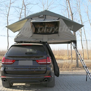 Евтина градинска автомобилна мека шатра на покрива, водоустойчив фамилна палатка на покрива за къмпинг