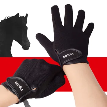 2019 Топли ръкавици за езда Унисекс, професионални износоустойчиви мини ръкавици за конни надбягвания, бейзбол, софтбол, спортни ръкавици