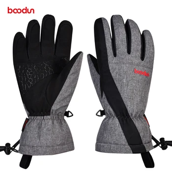 Мъжки и дамски ски ръкавици с отделен пръст, водоустойчив, от топло отвътре, приятна за каране на ски, сноуборд, ръкавици за зимни спортове на открито, ръкавици с един пръст