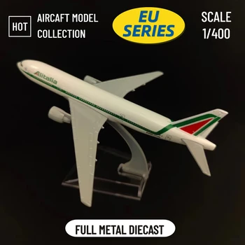 Мащаб 1:400 Метална Копие на Самолета е 15 см Италия Испания Европейски Авиолинии 