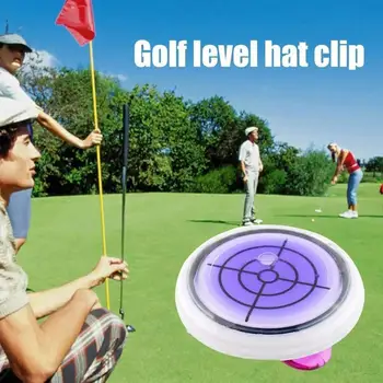 Полезен наклон за голф, нивото на четене, скоба за шапки, спорт на открито, цветни висококачествени аксесоари за маркери за голф, 5 цвята, скоба за шапки