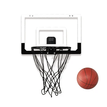 Баскетболното пръстен за деца, студентски спортен тренировъчен инструмент, монтаж, без пробиване, баскетбол обръч, баскетболни игри, електронно устройство за броене на точки