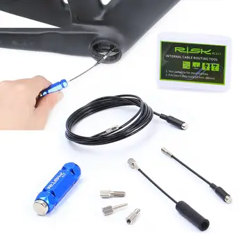 Инструмент за полагане на вътрешен кабел под наем с магнит Вътрешна употреба кабел за рамката на велосипеда Хидравличен тел