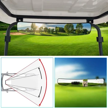 Огледало за голф колички на едно Гише складное огледало за обратно виждане странични огледала много широко огледало за обратно виждане за колички за голф подходящ за клуб на автомобила