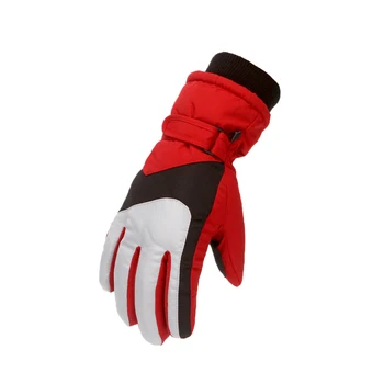 1 чифт детски ски ръкавици, спортни детски ръкавици без пръсти за къмпинг, зимни ръкавици за студено време, кадифе удебелена защита за ръцете