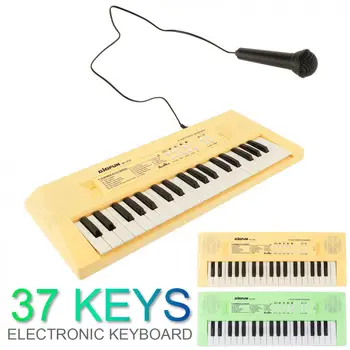 37 клавиши ABS е-Пиано клавиатура Цифрова музикална клавиатура с микрофон Детски подарък музикално образование